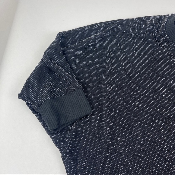 Paperoc Tshirt Womens Small Black Silver Dot Accents - Picture 5 of 8